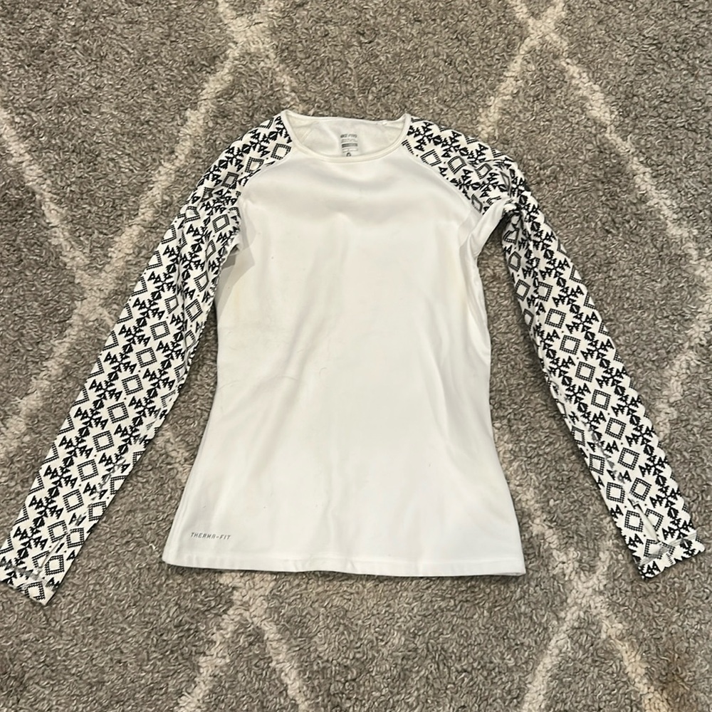 Nike Pro brushed fleece top